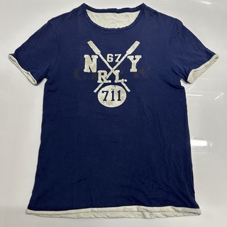 ポロラルフローレン(POLO RALPH LAUREN)のポロ　ラルフローレン　Tシャツ　リバーシブル　ネイビー/グレー　r821(Tシャツ/カットソー(半袖/袖なし))