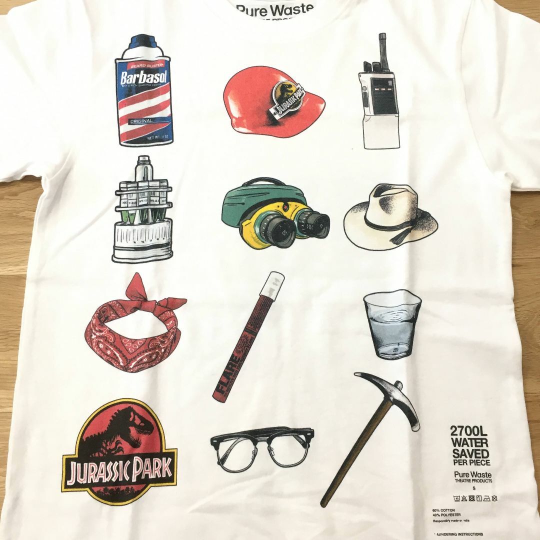 THEATRE PRODUCTS(シアタープロダクツ)のシアタープロダクツ ジュラシックパーク インジェン社 ツール プリント Tシャツ レディースのトップス(Tシャツ(半袖/袖なし))の商品写真