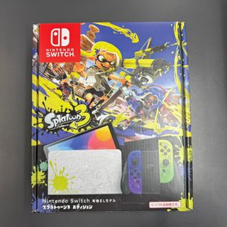 ニンテンドースイッチ(Nintendo Switch)の【新品】訳あり品 Nintendo Switch 有機ELモデル スプラトゥーン3 エディション(家庭用ゲーム機本体)