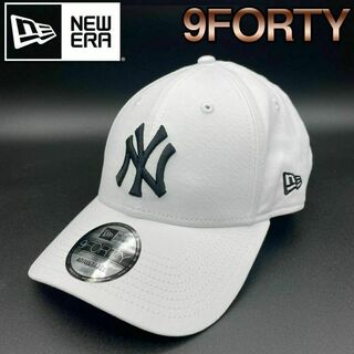 ニューエラー(NEW ERA)のニューエラ 帽子 白x黒 キャップ new era ヤンキース 9FORTY(キャップ)