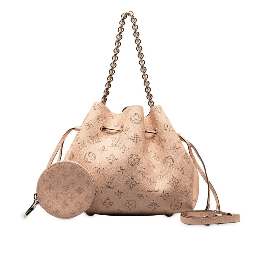 LOUIS VUITTON(ルイヴィトン)の美品 ルイ ヴィトン モノグラム マヒナ ベラ チェーン ショルダーバッグ ハンドバッグ 2WAY M57068 カーフ レディース LOUIS VUITTON 【1-0146352】 レディースのバッグ(ショルダーバッグ)の商品写真