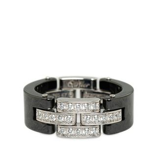 カルティエ マイヨンパンテール ダイヤ リング 指輪 K18WG ホワイトゴールド コンビ レディース CARTIER 【1-0146871】