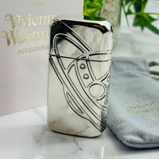 ヴィヴィアンウエストウッド(Vivienne Westwood)のVivienne Westwood オーブ型押し　オイルライター　デカオーブ(タバコグッズ)