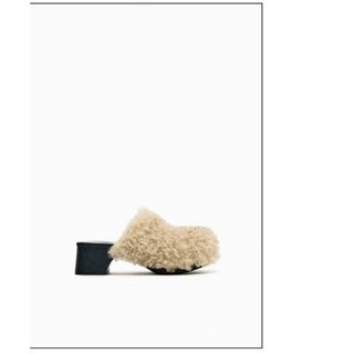 ZARA - ZARA ファー　ミュール　サボ　FAUX FUR MULE SLIPPERS