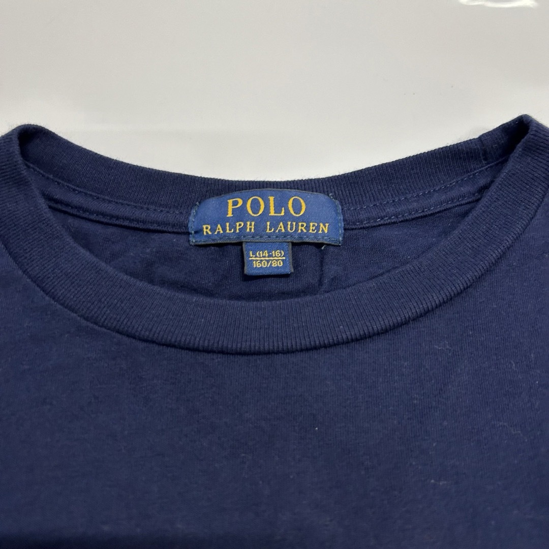 POLO RALPH LAUREN(ポロラルフローレン)のポロ　ラルフローレン　Tシャツ　ビッグポロ　ネイビー　r823 メンズのトップス(Tシャツ/カットソー(半袖/袖なし))の商品写真