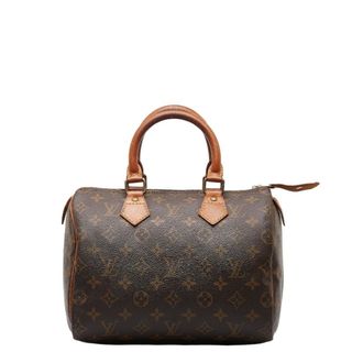 ルイヴィトン(LOUIS VUITTON)のルイ ヴィトン モノグラム スピーディ25 ミニボストンバッグ ハンドバッグ M41528 PVC レディース LOUIS VUITTON 【1-0147856】(ハンドバッグ)