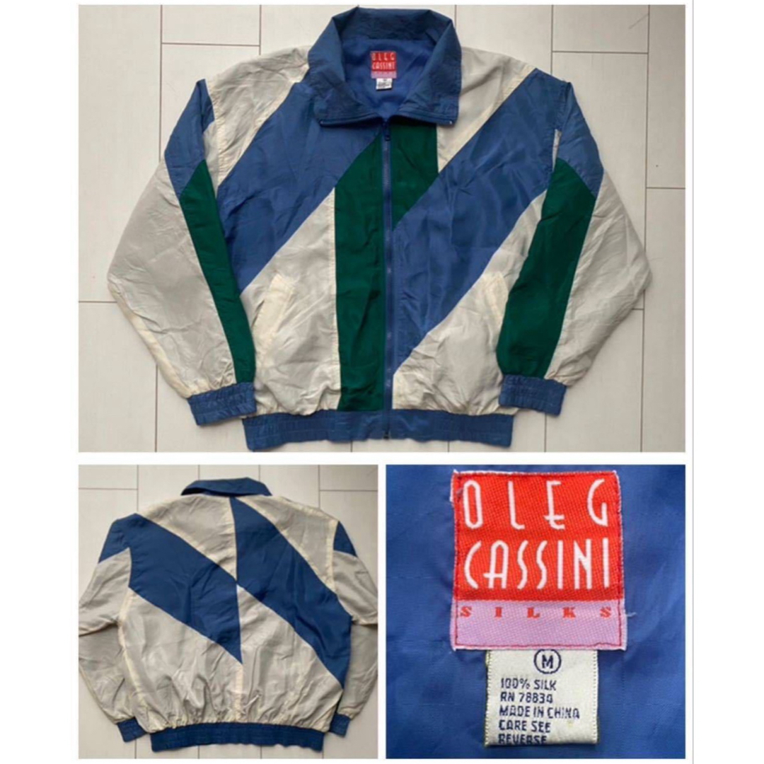 VINTAGE - 80s 90s oleg cassini silk シルク 切替 ジャケット M VINTAGE - 80s 90s oleg cassini silk シルク 切替 ジャケット M
