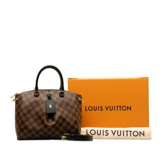 ルイヴィトン(LOUIS VUITTON)の美品 ルイ ヴィトン ダミエ エベヌ オデオンPM ハンドバッグ ショルダーバッグ 2WAY N45282 PVC レディース LOUIS VUITTON 【228-48141】(ショルダーバッグ)