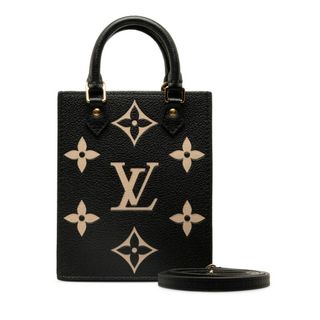 ルイヴィトン(LOUIS VUITTON)の美品 ルイ ヴィトン モノグラム アンプラント プティット サックプラ ハンドバッグ ショルダーバッグ 2WAY M81416 カーフレザー レディース LOUIS VUITTON 【228-48142】(ハンドバッグ)