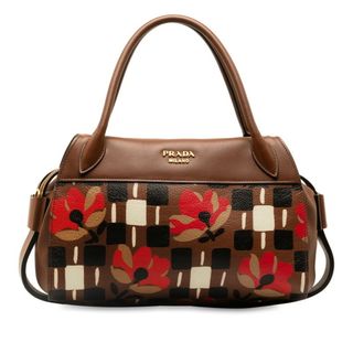 プラダ(PRADA)の美品 プラダ ハンドバッグ 1BB030 レザー レディース PRADA 【228-48158】(ハンドバッグ)