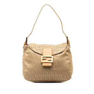 フェンディ(FENDI)のフェンディ ズッキーノ マンマバケット ハンドバッグ 8BR004 キャンバス レディース FENDI 【228-48162】(ハンドバッグ)