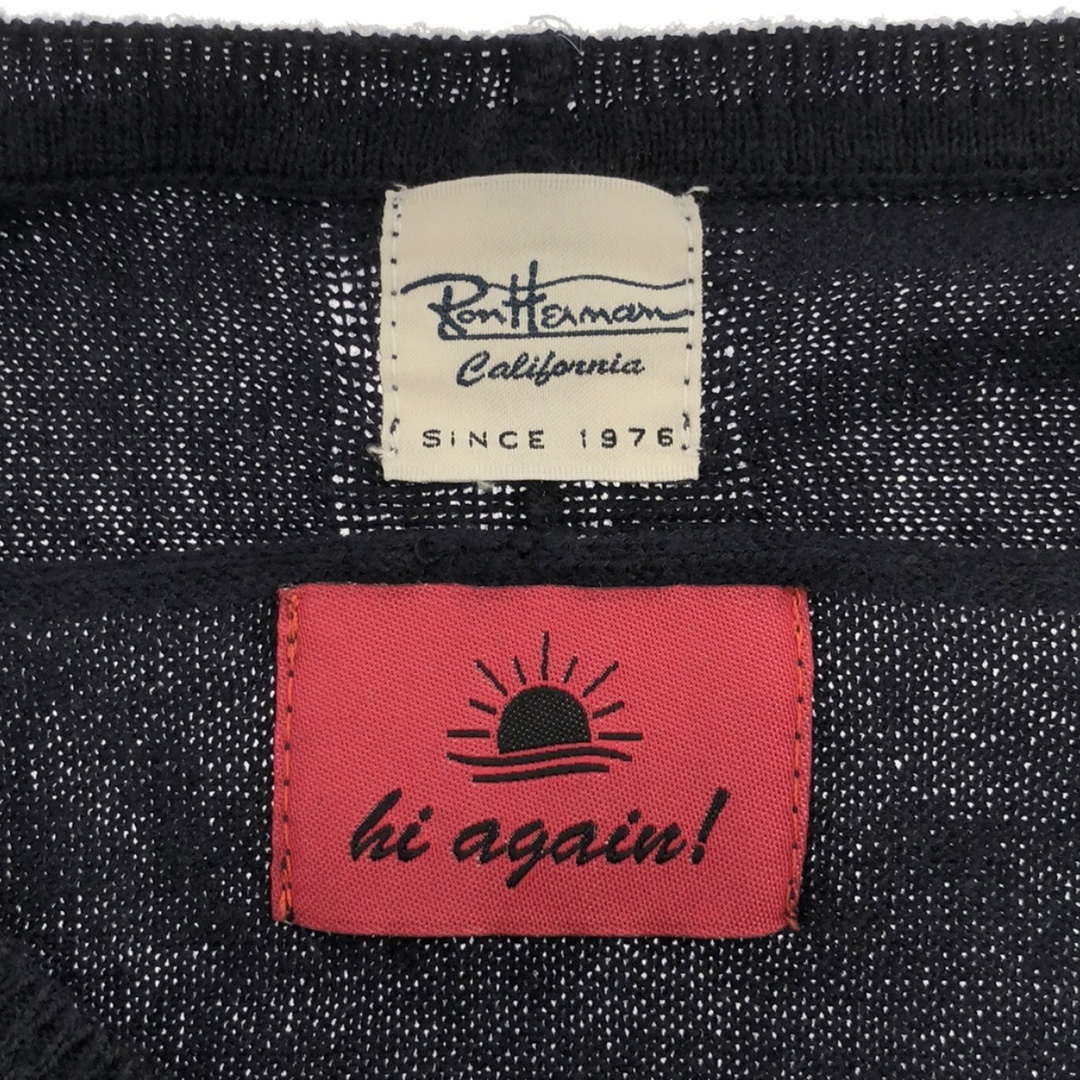 Ron Herman(ロンハーマン)のRon Herman ロンハーマン hi again! シルク混カシミヤコットンニットセーター 2820800054 ネイビー S メンズのトップス(ニット/セーター)の商品写真