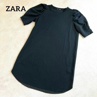 ZARA - ZARA ザラ　ワンピース　ブラック　サイズM  半袖