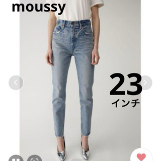 マウジー(moussy)の【訳あり】moussy MVS SKINNY  23インチ ライトブルー(デニム/ジーンズ)