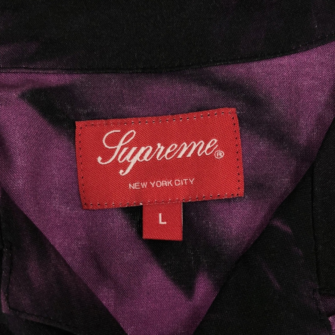 Supreme(シュプリーム)のSupreme シュプリーム 19SS Bela Lugosi Rayon S/S Shirt オープンカラーレーヨンシャツ  パープル L メンズのトップス(シャツ)の商品写真