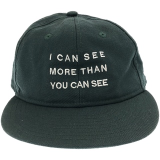 UNDERCOVER - UNDER COVER×NEWERA アンダーカバー ニューエラ I CAN SEE MORE THAN YOU CAN SEE ベースボールキャップ  グリーン F