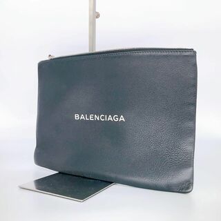 バレンシアガ(Balenciaga)の✨綺麗✨バレンシアガ クラッチバッグ オールレザー ブラック ロゴ 485110(セカンドバッグ/クラッチバッグ)