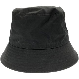 キジマタカユキ(KIJIMA TAKAYUKI)のKIJIMA TAKAYUKI キジマ タカユキ VENTILE BUCKET HAT ベンタイルコットンギャバジン バケットハット 232601-01 ブラック 2(ハット)