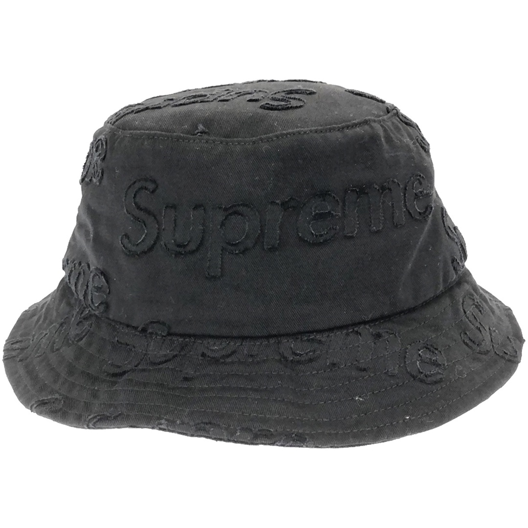 Supreme(シュプリーム)のSupreme シュプリーム 23SS Lasered Twill Crusher クラッシャーハット  ブラック M/L メンズの帽子(ハット)の商品写真