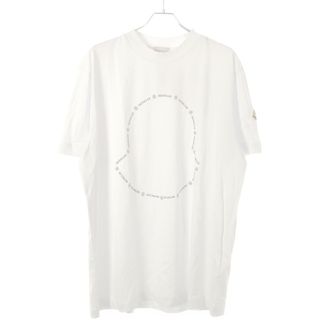 モンクレール(MONCLER)のMONCLER モンクレール 22SS SS T-SHIRT ロゴプリントTシャツ H10918C00027 ホワイト XL(Tシャツ/カットソー(半袖/袖なし))