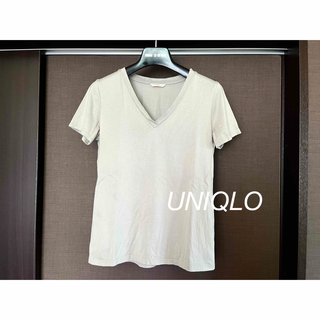 ユニクロ(UNIQLO)のユニクロ  Tシャツ Vネック  EXTRA FINE COTTON(Tシャツ(半袖/袖なし))