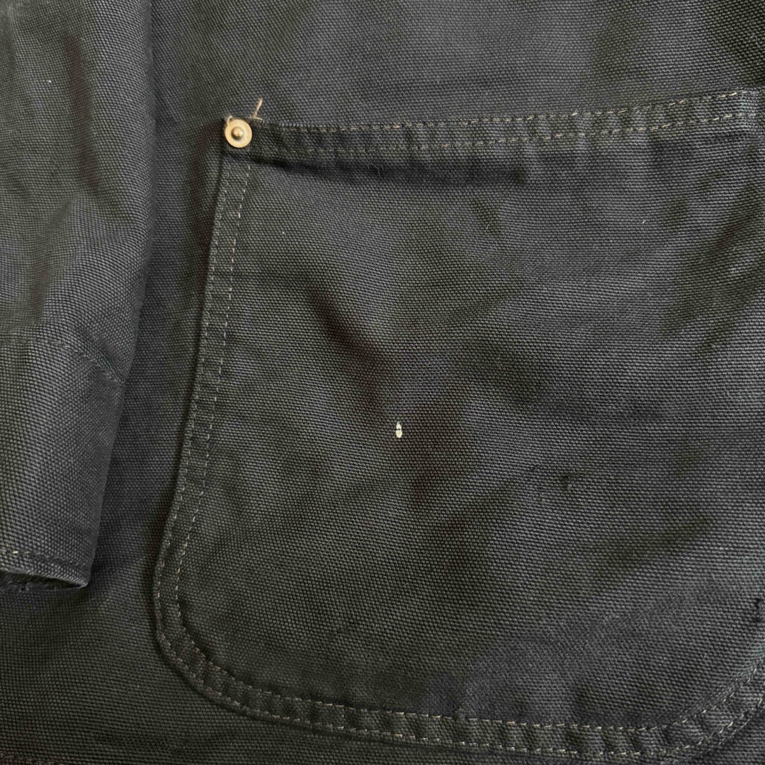 carhartt - 激レア 80'S CARHARTT CHORE COAT BLACK 裏地なしの carhartt - 激レア 80'S CARHARTT CHORE COAT BLACK 裏地なしの