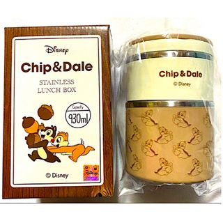 ディズニー(Disney)のDisney チップとデール  2段ステンレスランチボックス 930ml(弁当用品)