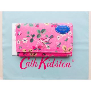 Cath Kidston - 【新品未使用】キャスキッドソン ミディアム 二つ折り財布 鳥柄 バード&ベリー