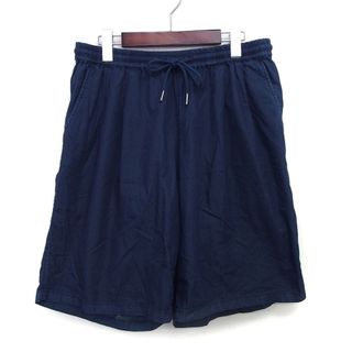 ジョンブル(JOHNBULL)のジョンブル JOHNBULL ハーフ パンツ 無地 シンプル ウエスト紐 タック(ショートパンツ)