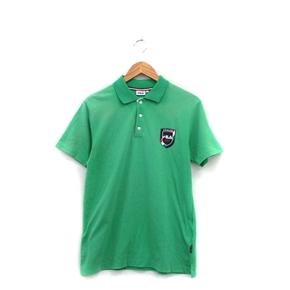 フィラ(FILA)のフィラ FILA 国内正規品 ポロシャツ 半袖 ロゴ プリント M グリーン 緑(ポロシャツ)
