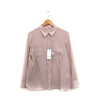 ミッシュマッシュ(MISCH MASCH)のミッシュマッシュ タグ付き シースルー シャツ ブラウス 長袖 胸ポケット(シャツ/ブラウス(長袖/七分))