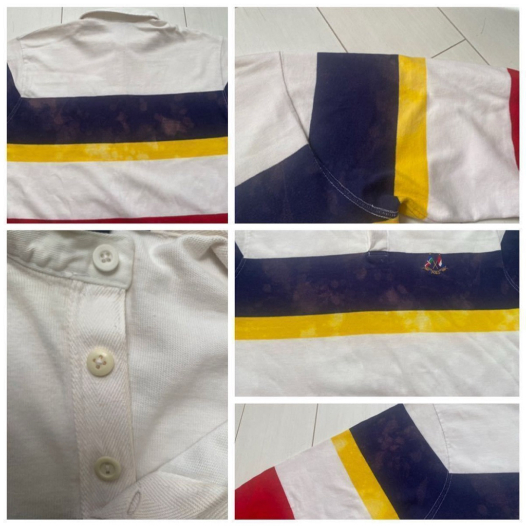 POLO RALPH LAUREN(ポロラルフローレン)の80s VTG USA製 POLO ラルフローレン cross flag XL メンズのトップス(ジャージ)の商品写真