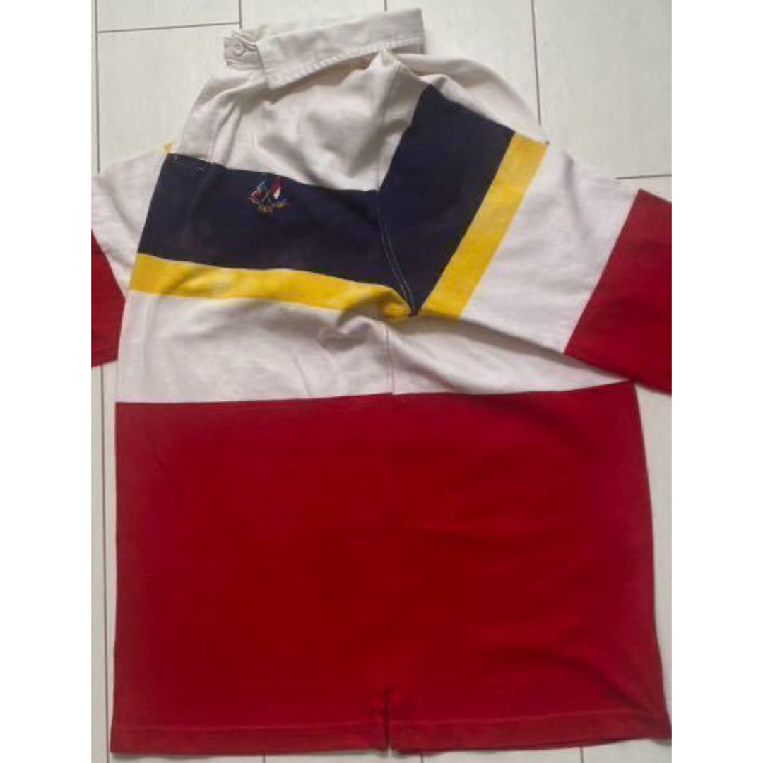 POLO RALPH LAUREN(ポロラルフローレン)の80s VTG USA製 POLO ラルフローレン cross flag XL メンズのトップス(ジャージ)の商品写真