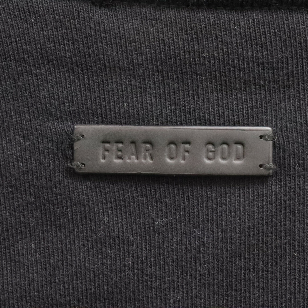 FEAR OF GOD(フィアオブゴッド)のFEAR OF GOD フィアオブゴッド 7th Brushed 1/4 Zip Fleece ブラッシュ 1/4ジップ プルオーバー スウェット パーカー FG30-027 FLC ブラック メンズのトップス(パーカー)の商品写真