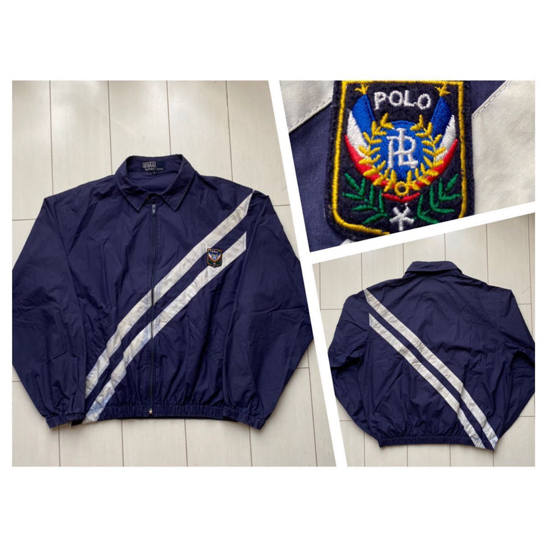 POLO RALPH LAUREN(ポロラルフローレン)の80s POLO ラルフローレン UNI CREST navy 紺 L VTG メンズのジャケット/アウター(ブルゾン)の商品写真