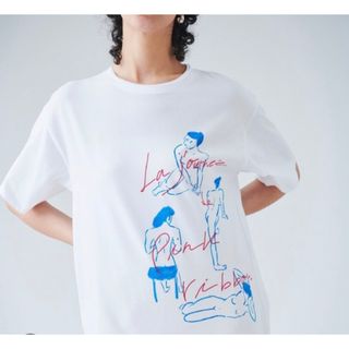 LANVIN en Bleu - ランバンオンブルー・Yuko Saeki イラストコラボTシャツ