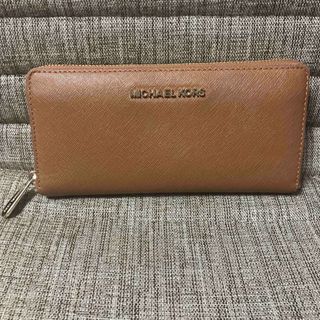 マイケルコース(Michael Kors)のMK マイケルコース　ブラウン　長財布(財布)