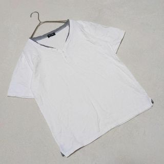 コムサイズム(COMME CA ISM)の【COMME CA ISM】コムサイズム（L）半袖カットソー ストライプ(Tシャツ/カットソー(半袖/袖なし))