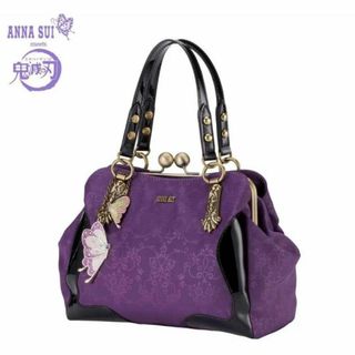 アナスイ(ANNA SUI)の✨超美品✨アナスイ 胡蝶しのぶ ショルダーバッグ　ガマ口　鬼滅の刃コラボ(トートバッグ)