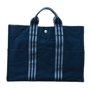 Hermes - エルメス◆フールトゥ◆MMサイズ◆美品◆トート ハンドバッグ◆黒◆ブラック