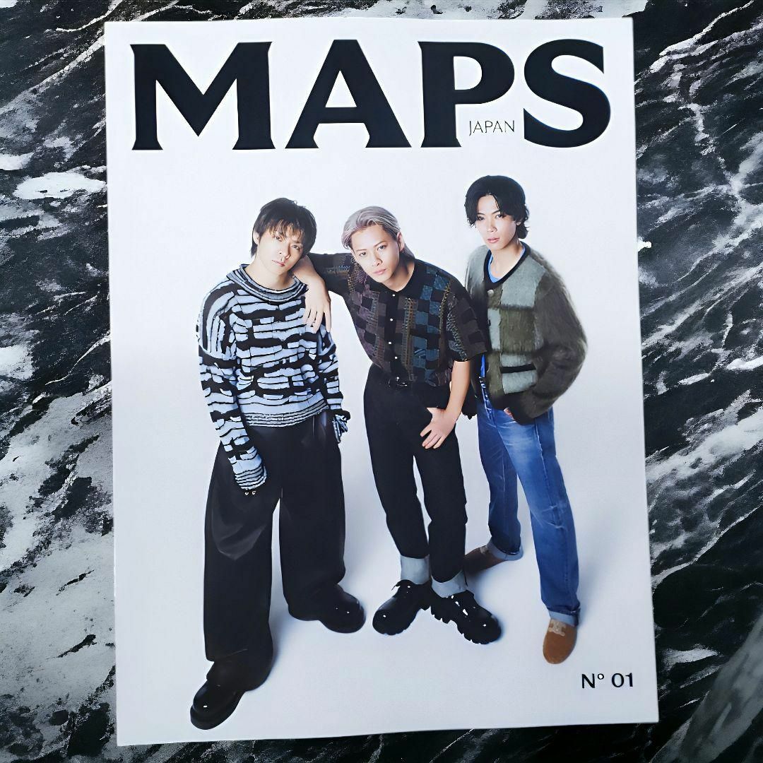 MAPS JAPAN 創刊号(日本版)表紙:Number_i MAPS JAPAN 創刊号(日本版)表紙:Number_i