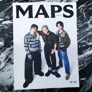 MAPS JAPAN 創刊号（日本版）表紙：Number_i(ファッション)