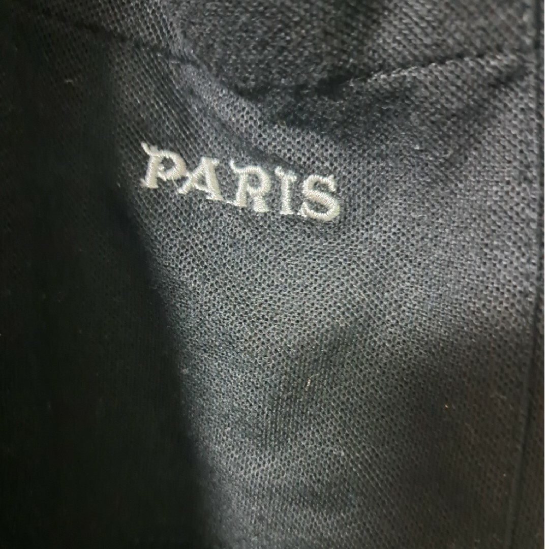 PARIS(パリス)のParis　メンズ　シャツ　トップス　ブラック　作業着　運動着 メンズのトップス(Tシャツ/カットソー(半袖/袖なし))の商品写真