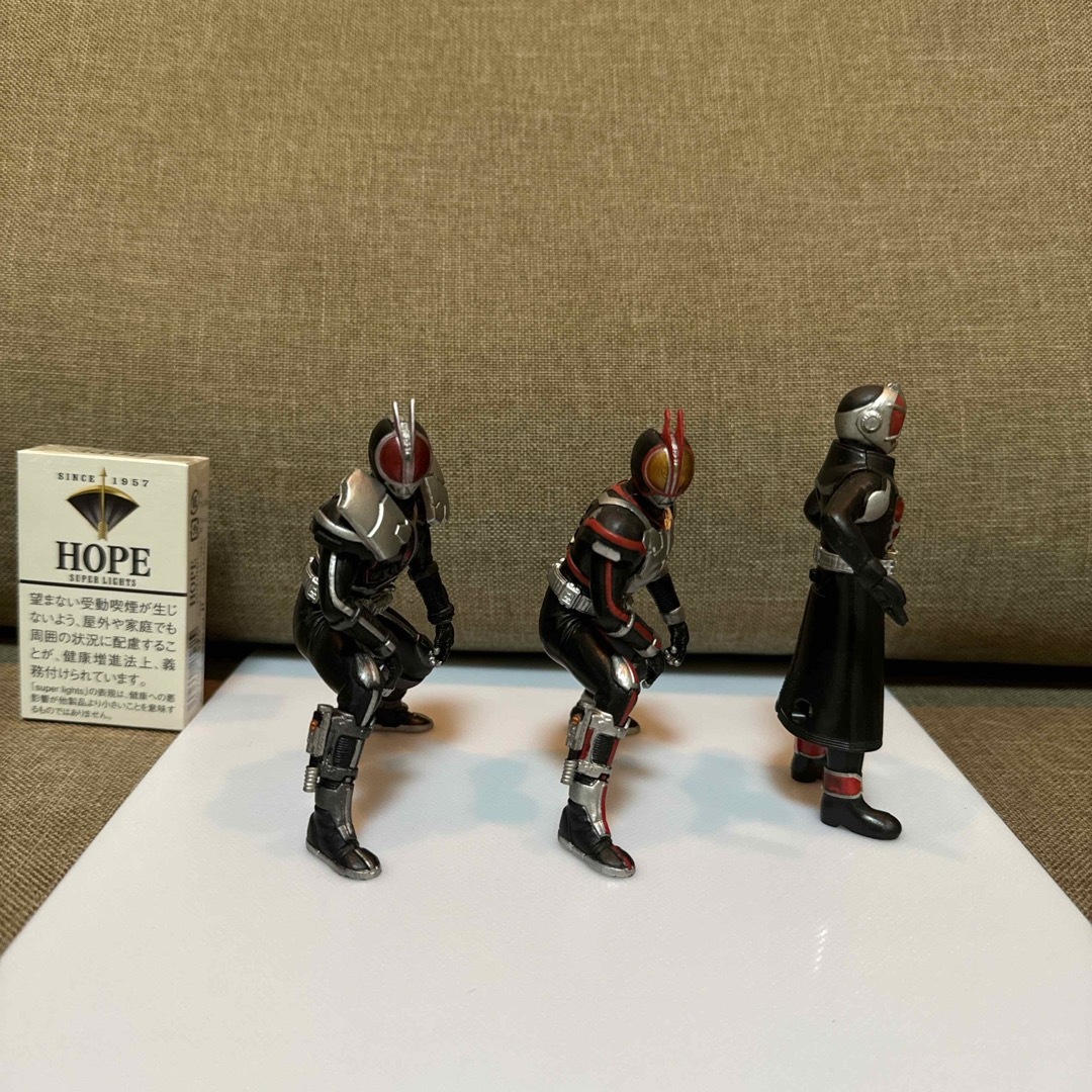 仮面ライダーシリーズ　ファイズ　ウィザード3体 ハンドメイドのおもちゃ(フィギュア)の商品写真