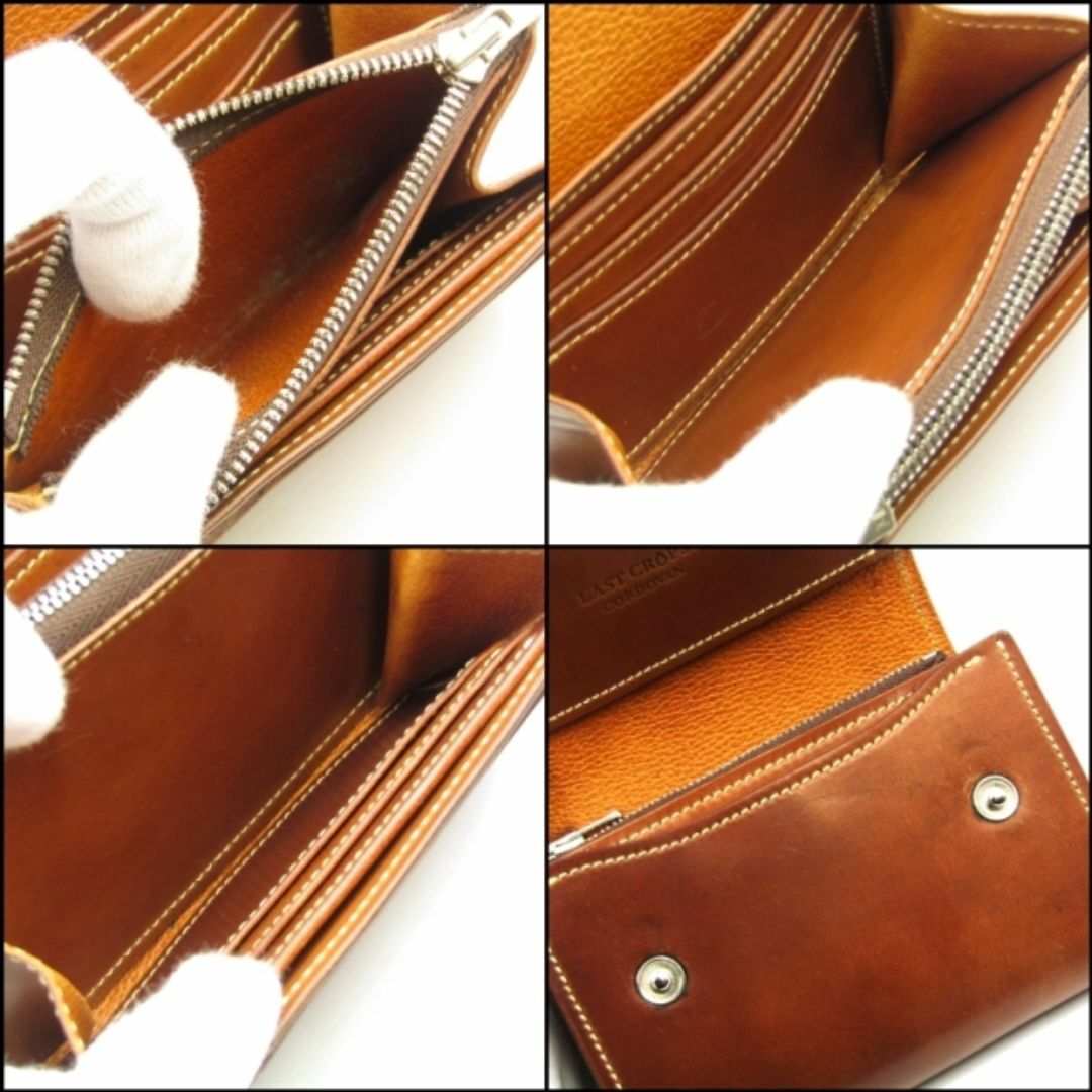 ラストクロップス 三つ折り財布 フルコードバン ANCHOR 24003007 メンズのファッション小物(長財布)の商品写真