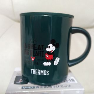 THERMOS - THERMOS真空断熱マグカップ　ミッキー　350ml フタ付き　新品未使用品