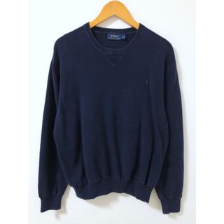 ポロラルフローレン(POLO RALPH LAUREN)のPOLO RALPH LAUREN（ポロ・ラルフローレン）前V　コットン　ニット　セーター【E3078-007】(ニット/セーター)