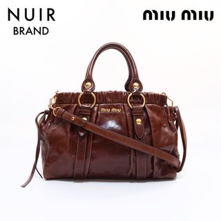 ミュウミュウ(miumiu)のミュウ ミュウ Miu Miu 2way ハンドバッグ(ハンドバッグ)