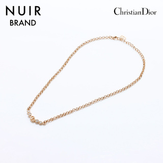 クリスチャンディオール(Christian Dior)のディオール Dior ラインストーン ネックレス(ネックレス)