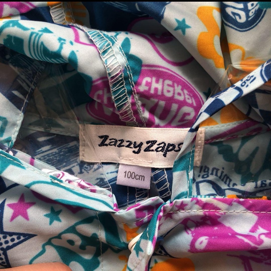 zazzy zaps レインコート 100 キッズ/ベビー/マタニティのこども用ファッション小物(レインコート)の商品写真